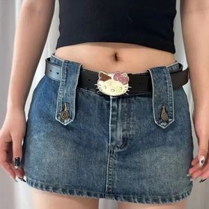 New Y2k Sanrio Hello Kitty Leather Belt Womens
